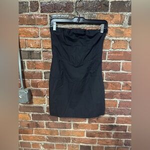 Princess Polly Black Strapless Mini Dress Size 4